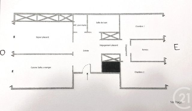 Appartement F4 à vendre - 4 pièces - 90.0 m2 - PARIS - 75010 - ILE-DE-FRANCE - Century 21 St Martin Immobilier